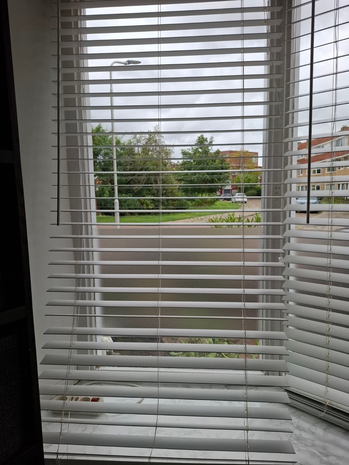 Witte jaloezie , zo goed als nieuw, Ophalen, Zo goed als nieuw, Wit, Jaloezie