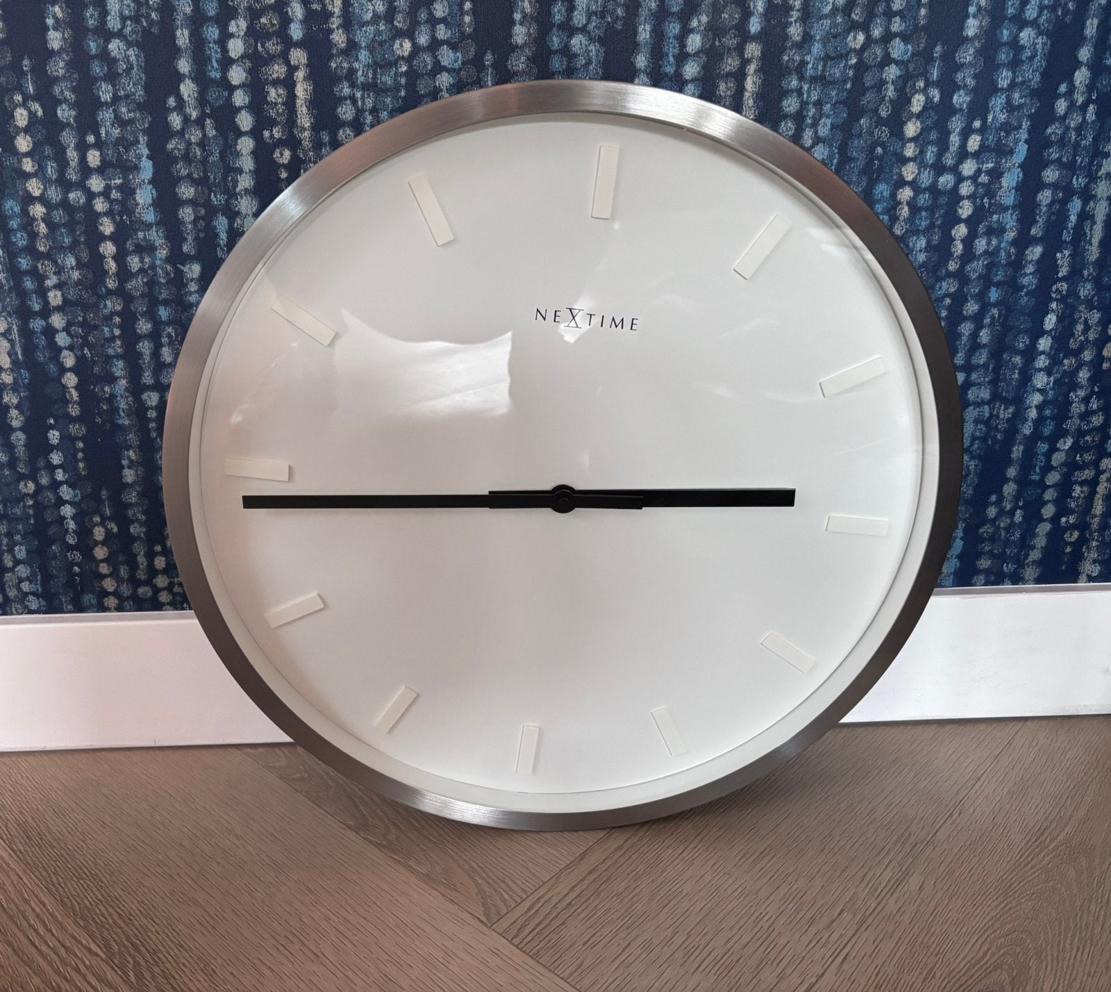 Nexttime wandklok, 44cm doorsnee, 5,5cm breed, Ophalen, Zo goed als nieuw, Wandklok