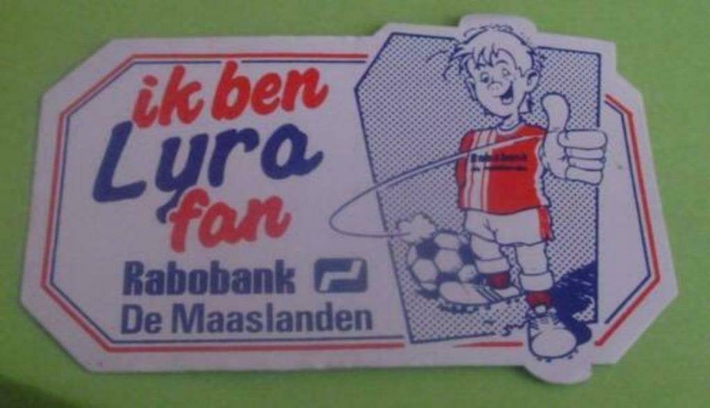Sticker Ik ben Lura fan De Maaslanden(Rabobank), Ophalen of Verzenden, Nieuw, Bedrijf of Vereniging