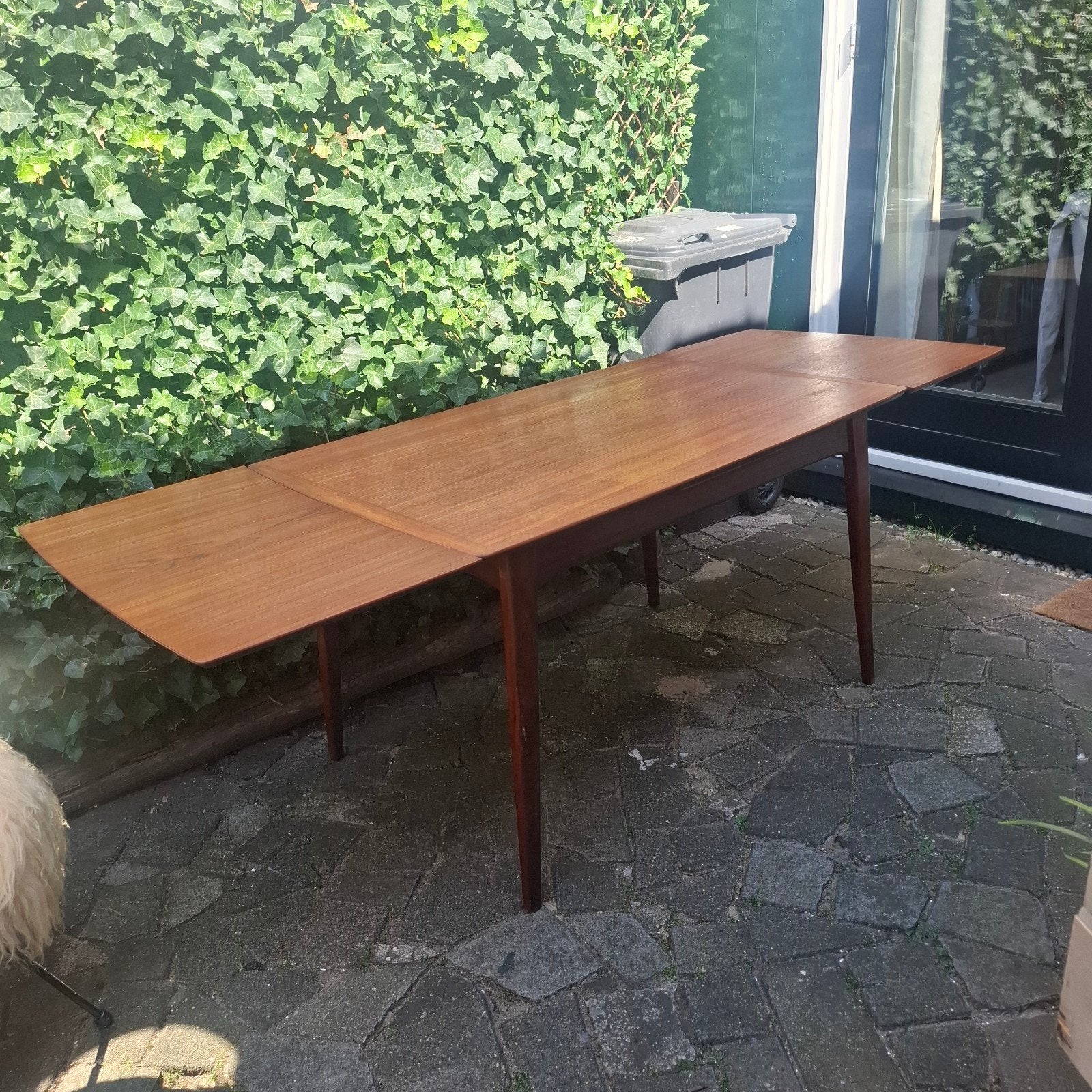 Vintage Teakhouten Uitschuifbare Eettafel - Deens Design '60, Ophalen