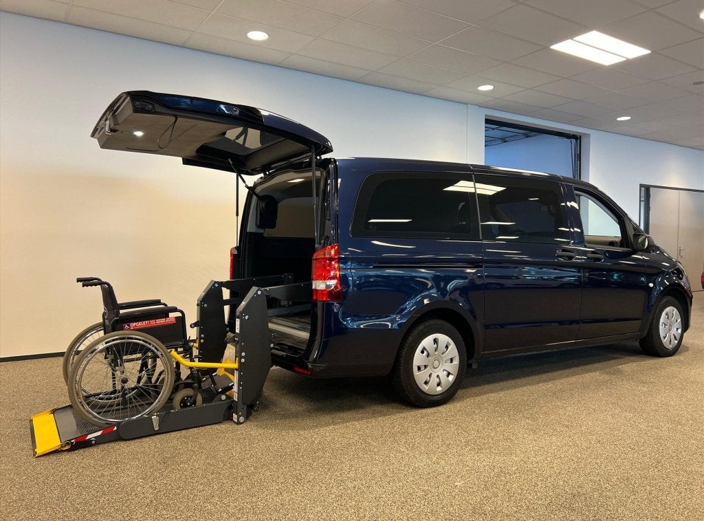 Mercedes-Benz Vito Geen (bj 2018, automaat), Auto's, Mercedes-Benz, Automaat, Gebruikt, Zwart, Blauw