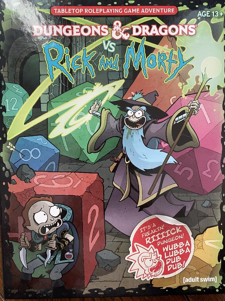 Dungeons & Dragons vs Rick and Morty D&D set, Hobby en Vrije tijd, Ophalen of Verzenden, Nieuw, Overige soorten, Boek of Catalogus