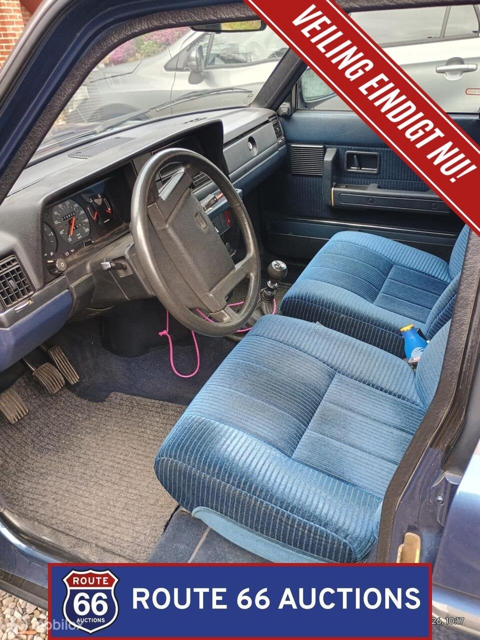 Volvo 240 GL Estate | 1988 | Route 66 Auctions, Auto's, Overige carrosserieën, Zwart, Bedrijf, Handgeschakeld