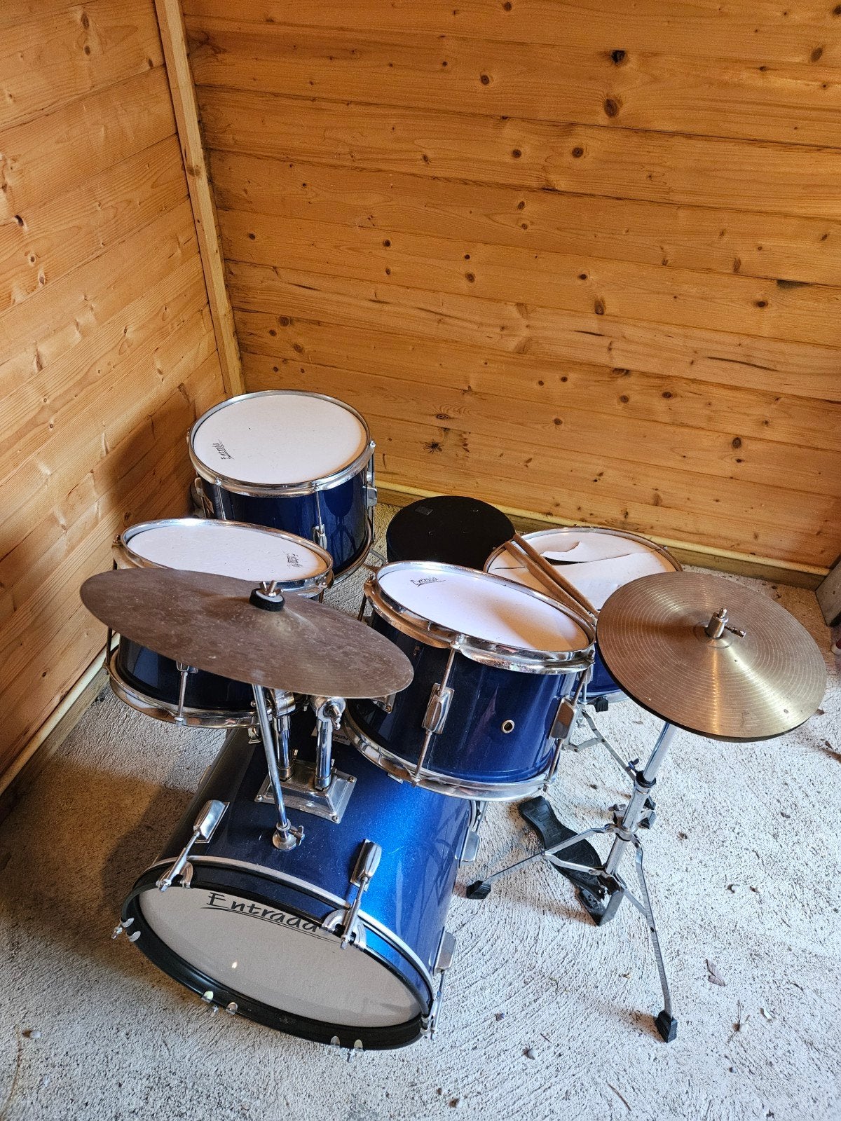 Kinder drumstel, Muziek en Instrumenten, Ophalen, Gebruikt, Overige merken