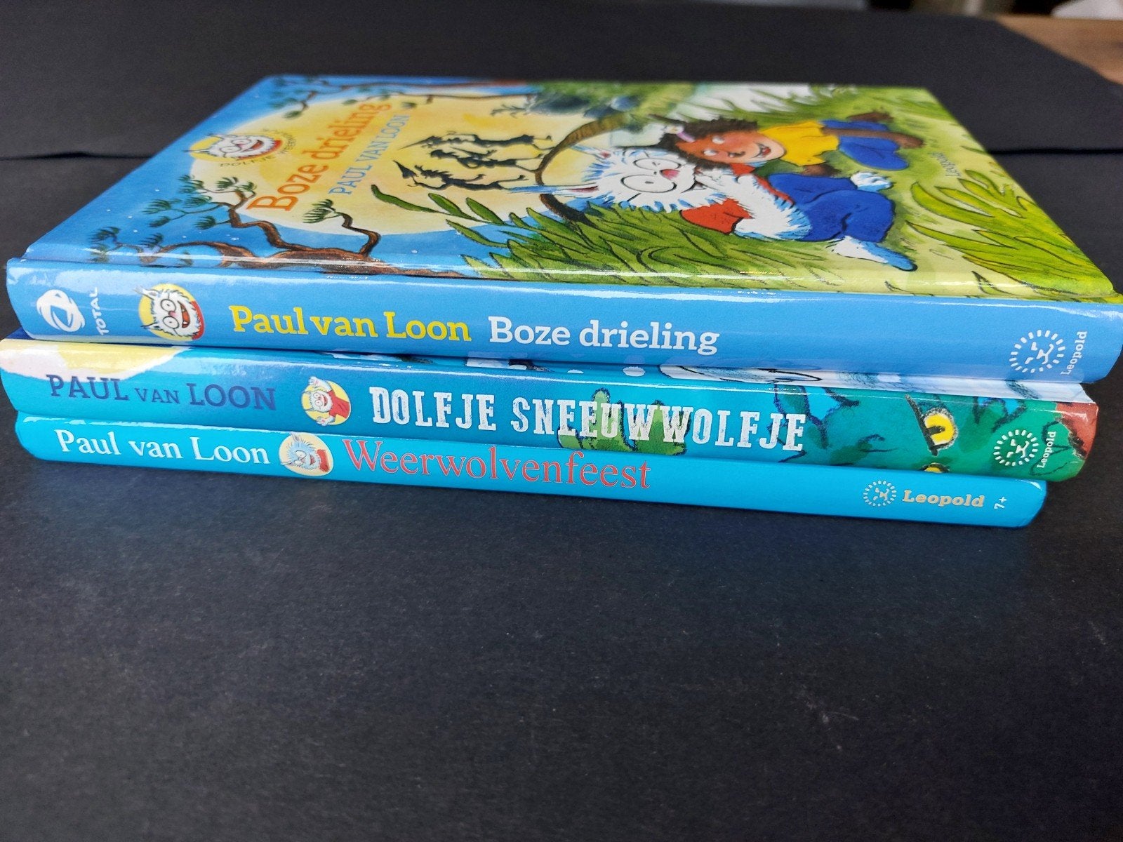 Set van 3 Dolfje weerwolfje boeken, Boeken, Ophalen of Verzenden, Gelezen, Paul van Loon, Fictie algemeen