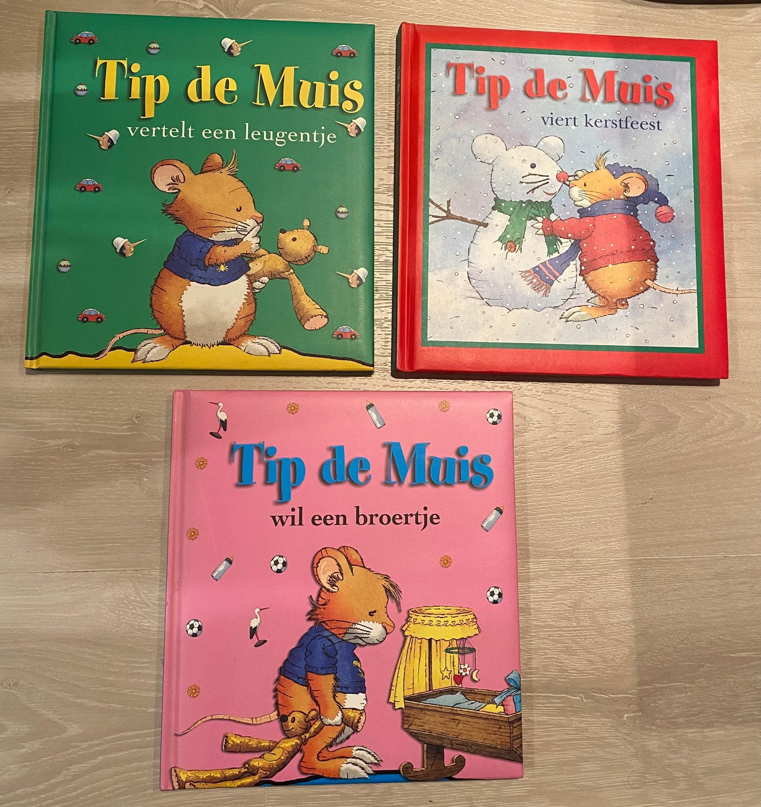 3 x Tip de muis: wil een broertje, leugentje, kerstmis,, Ophalen of Verzenden, Zo goed als nieuw