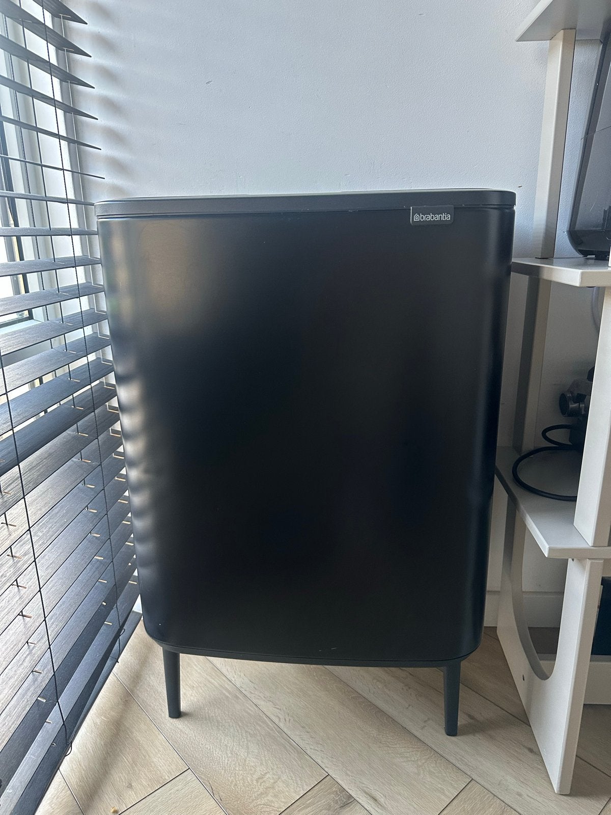 Brabantia Bo Touch Bin Hi 60L - Mat Zwart, 40 liter of meer, Ophalen of Verzenden, Zo goed als nieuw, 75 – 100