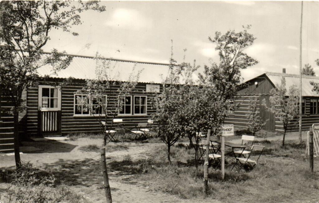 L. Verhoef, Kampeerbedrijf, Voorthuizen - 1960 gelopen, Ophalen of Verzenden, Voor 1920, Gelopen, Noord-Brabant