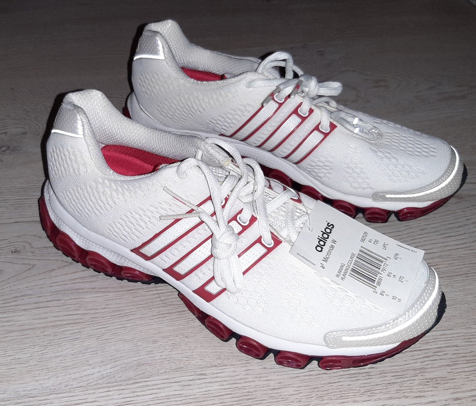 NIEUWE witte Adidas a3 Microride W schoenen sneakers, Adidas, Hardloopschoenen, Nieuw, Ophalen of Verzenden