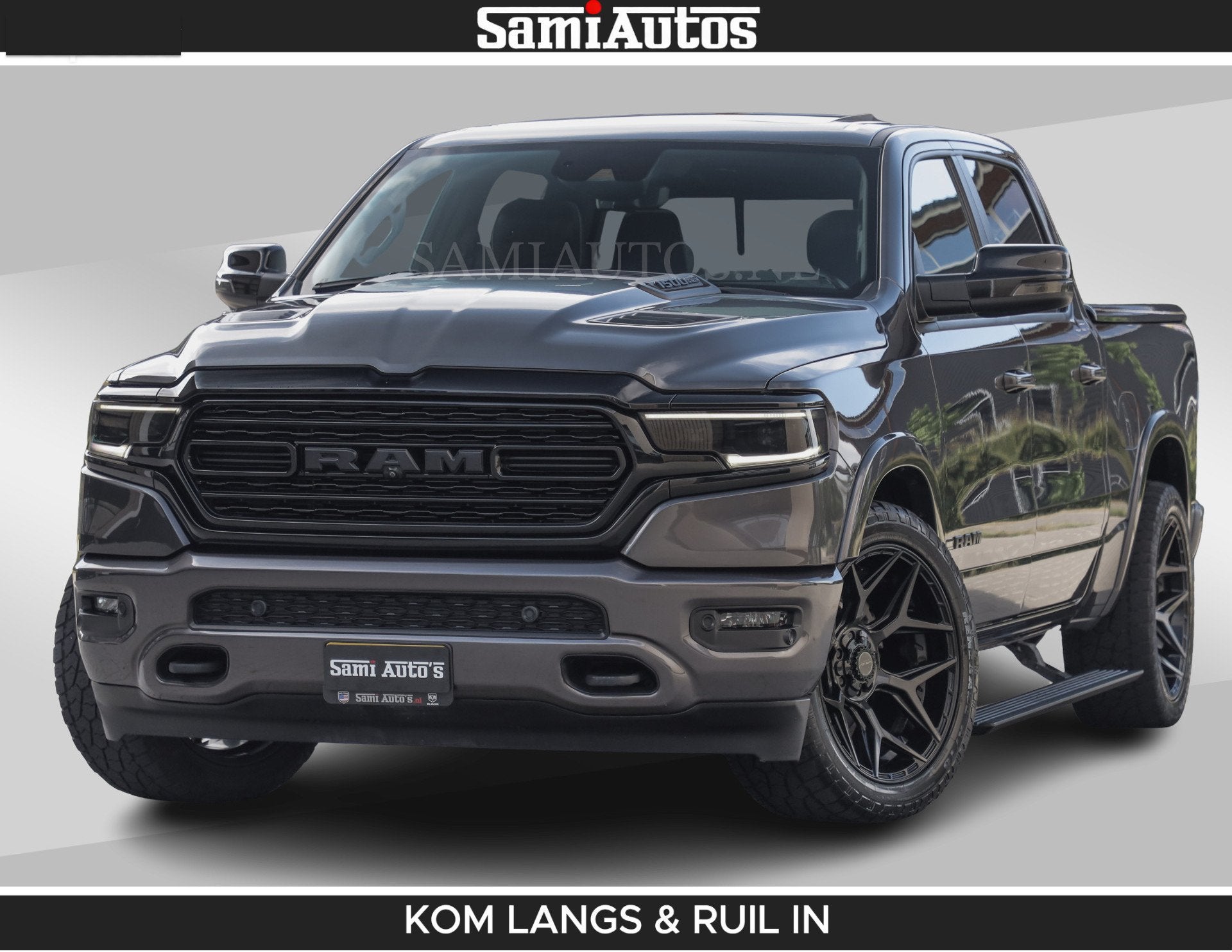 Dodge Ram LIMITED 5.7 V8 402PK | HUD | 4PL WHEELS | LUCHTVER, Auto's, Dodge, Automaat, Dealer onderhouden, Gebruikt, 5654 cc