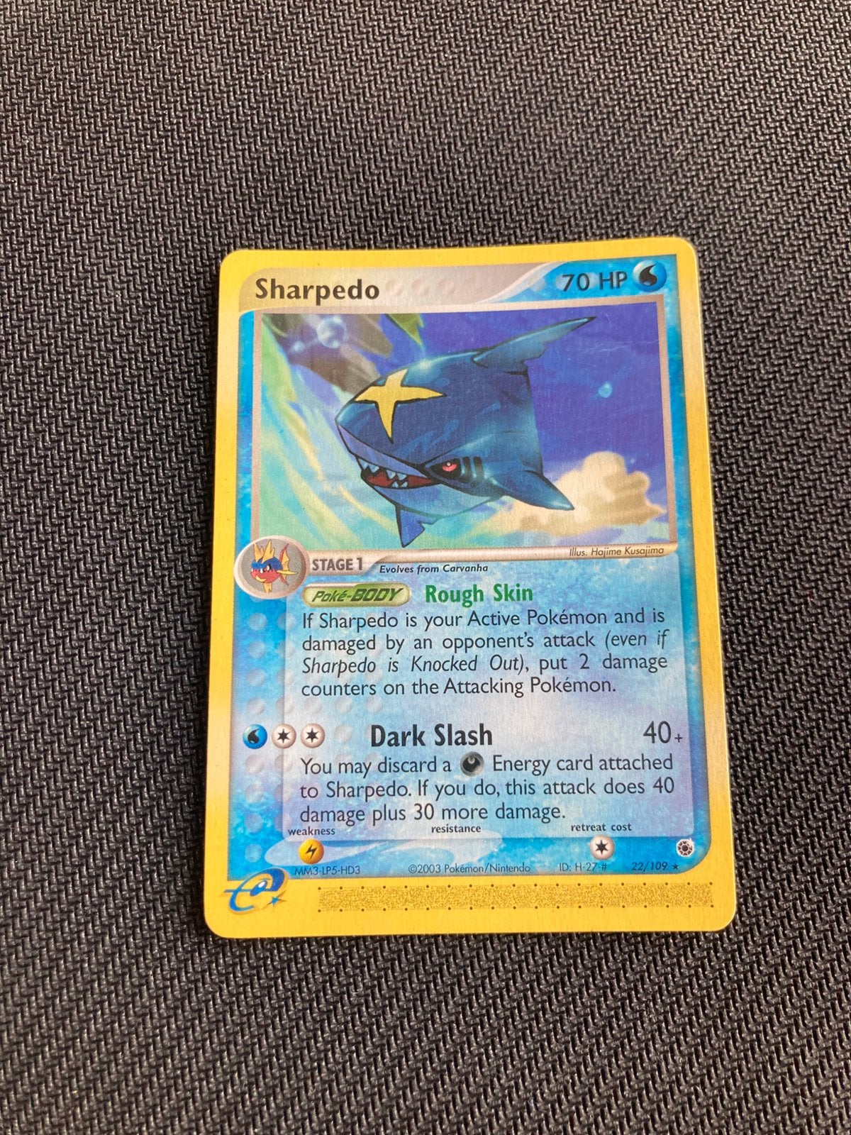 Pokemon kaart Sharpedo, Ophalen of Verzenden, Zo goed als nieuw