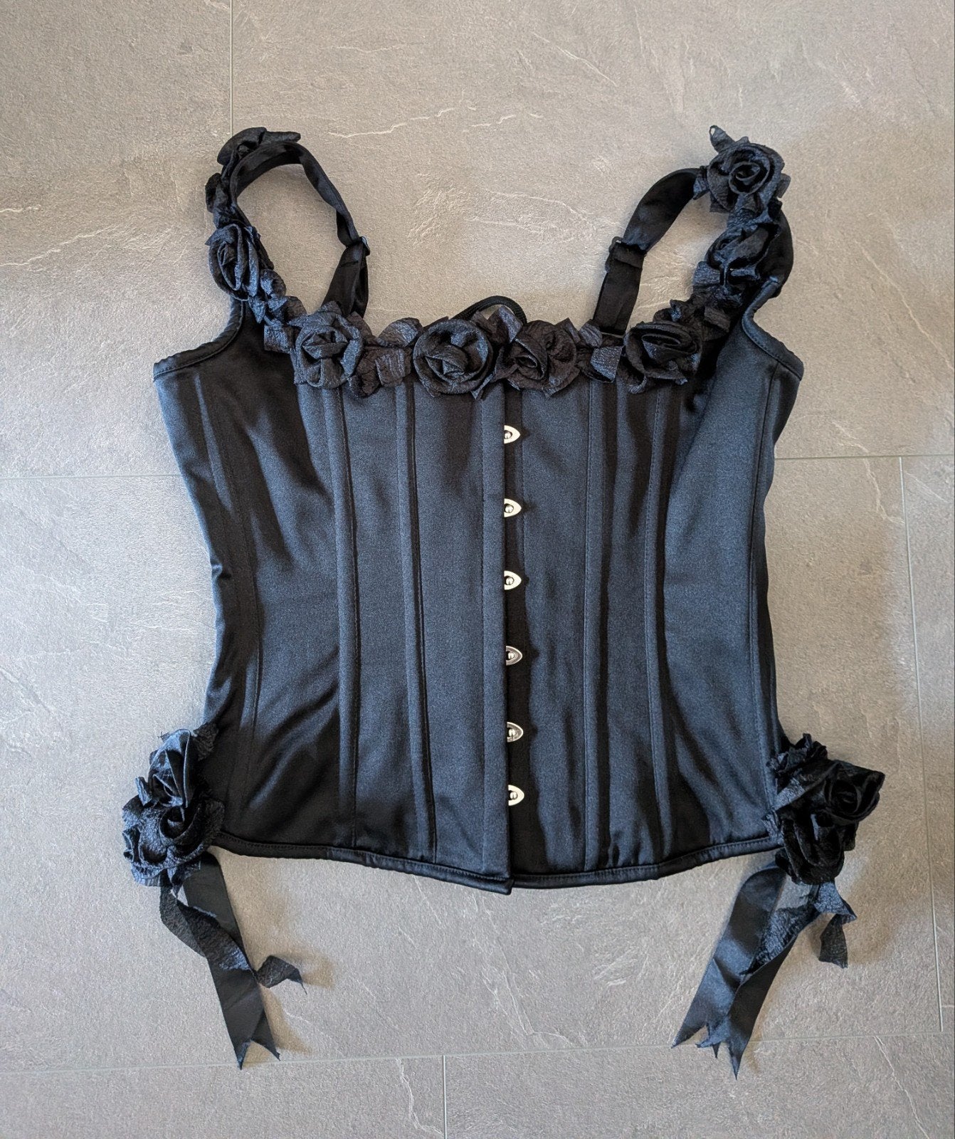 Heavy Red Couture gothic corset maat xl, Maat 46/48 (XL) of groter, Ophalen of Verzenden, Zo goed als nieuw, Zonder mouw