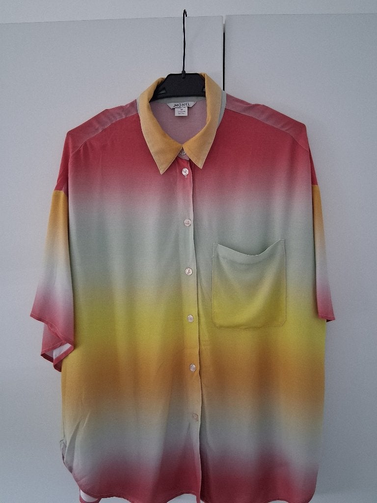 Monki kleurige blouse met bijpassende broek, Kleding | Dames, Ophalen, Overige kleuren, Maat 42/44 (L), Zo goed als nieuw
