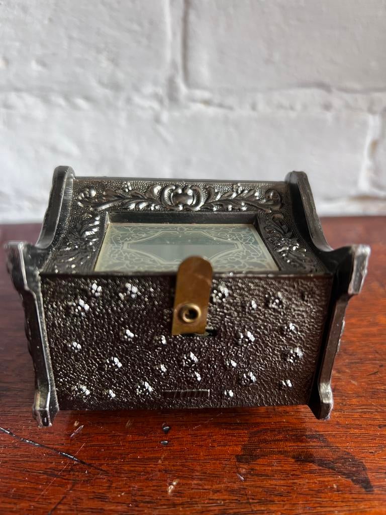 Vintage Speeldoos Aansteker Piano - Decoratief en Functionee, Verzamelen, Rookartikelen, Aanstekers en Luciferdoosjes, Gebruikt
