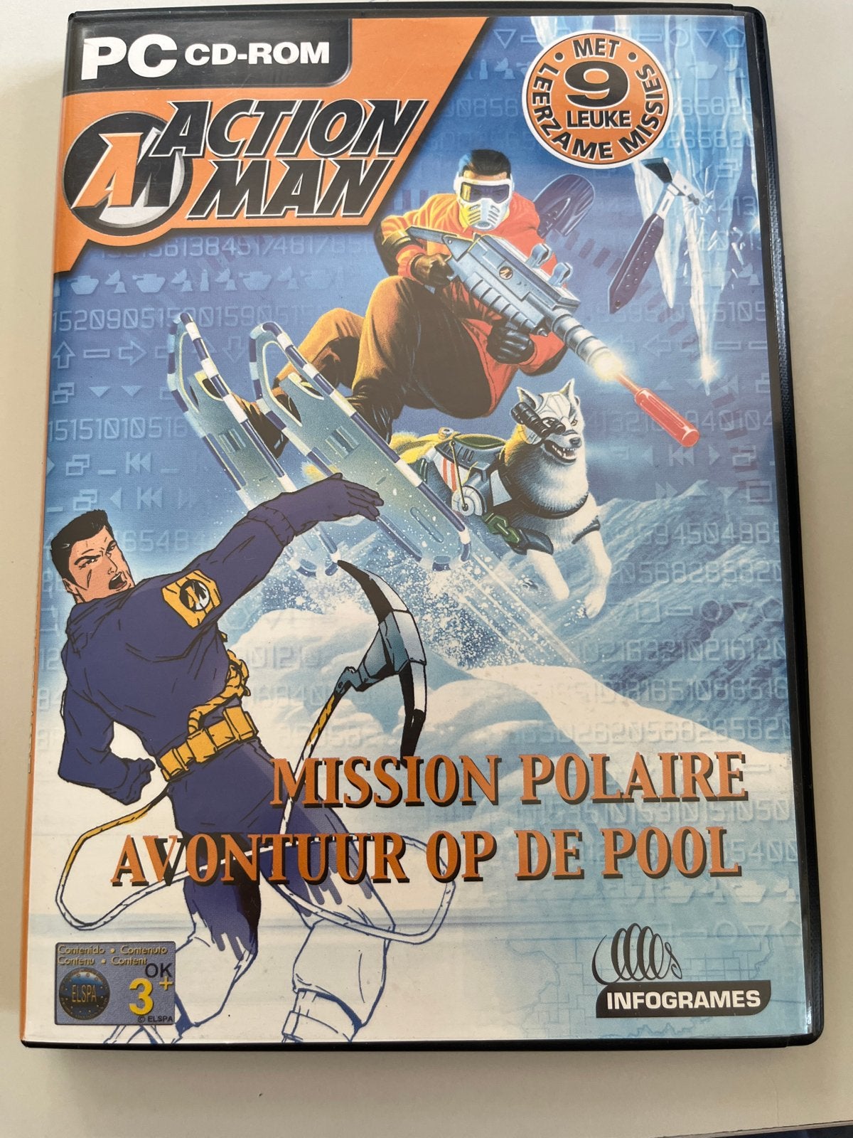 Action Man: Mission Polaire PC CD-ROM - Avontuur op de Pool, Avontuur en Actie, Gebruikt, 1 speler, Ophalen of Verzenden