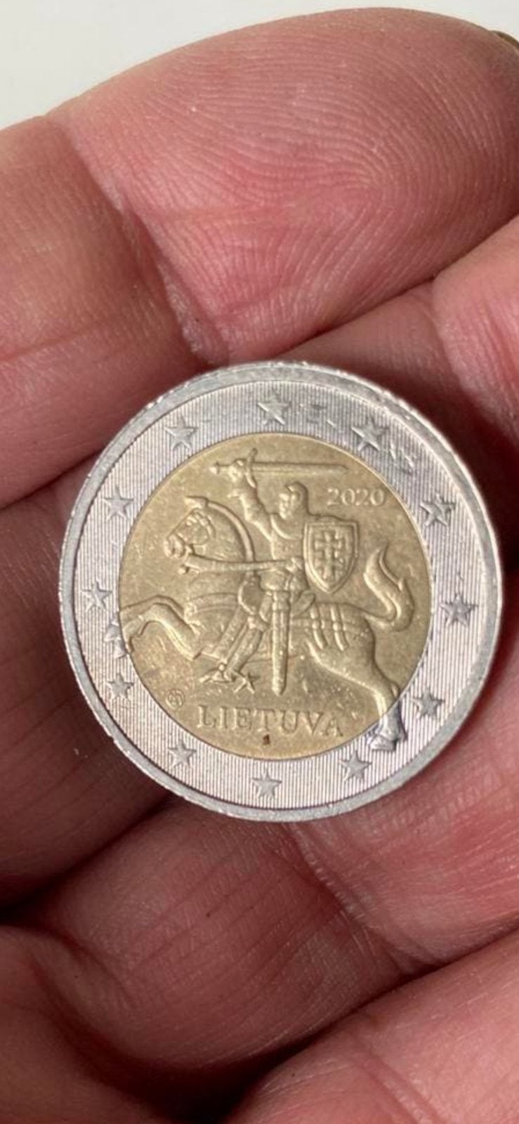 munt:  2,- €  LITOUWEN, Ophalen of Verzenden, Overige landen, 2 euro, Losse munt
