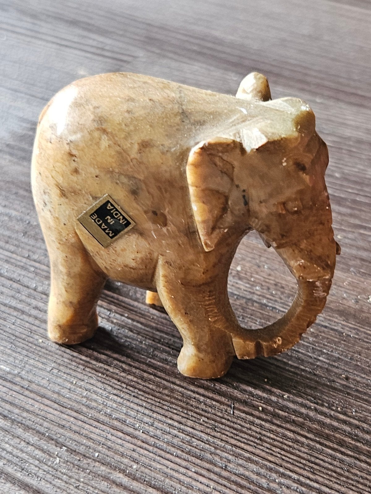 Vintage Gorara Stone Elephant Made in India, Ophalen of Verzenden