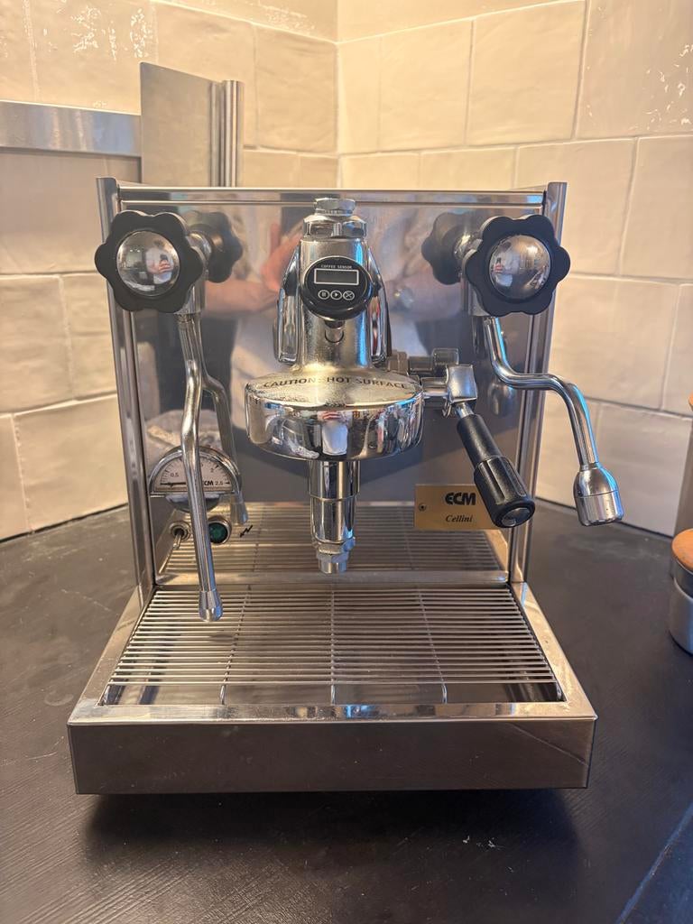 ECM Cellini Espresso Machine - Perfecte Koffie, Witgoed en Apparatuur, Koffiezetapparaten, Zo goed als nieuw, Gemalen koffie, Espresso apparaat