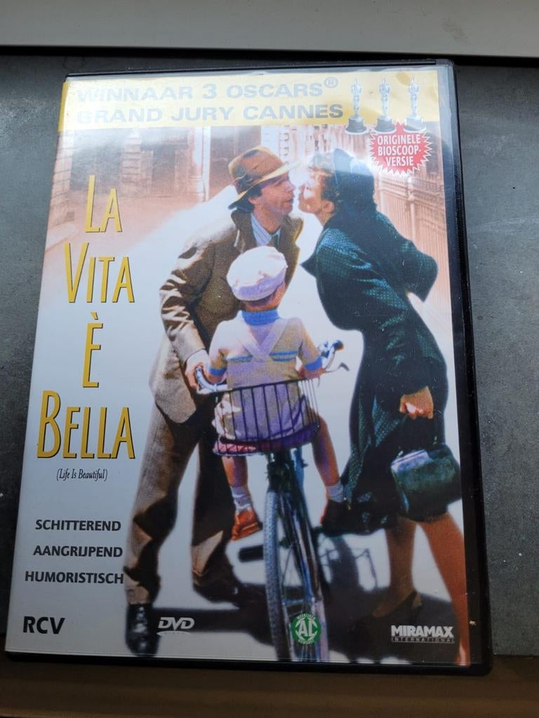La vita e bella winnaar 3 oscars cannes roberto benigni, Alle leeftijden, Ophalen of Verzenden, Zo goed als nieuw, Overige gebieden