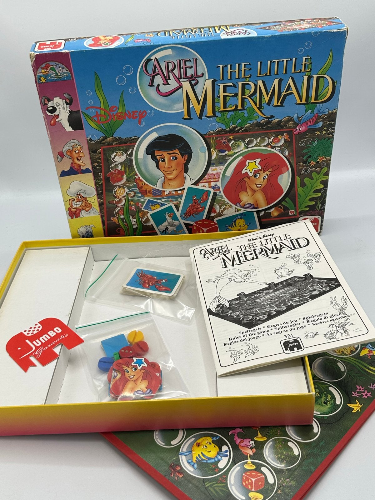 Disney Ariel de Kleine Zeemeermin Bordspel - Jumbo, Drie of vier spelers, Ophalen of Verzenden, Gebruikt