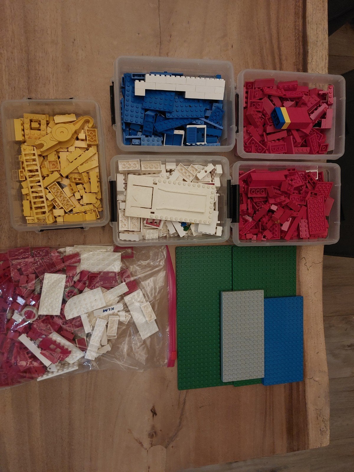bak vol Lego stenen uit " de oude doos", Ophalen, Gebruikt, Lego