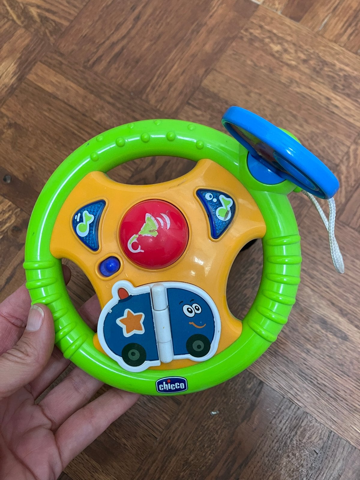Chicco Speelstuur met geluid en licht, Ophalen of Verzenden, Gebruikt, Overige typen, Met licht