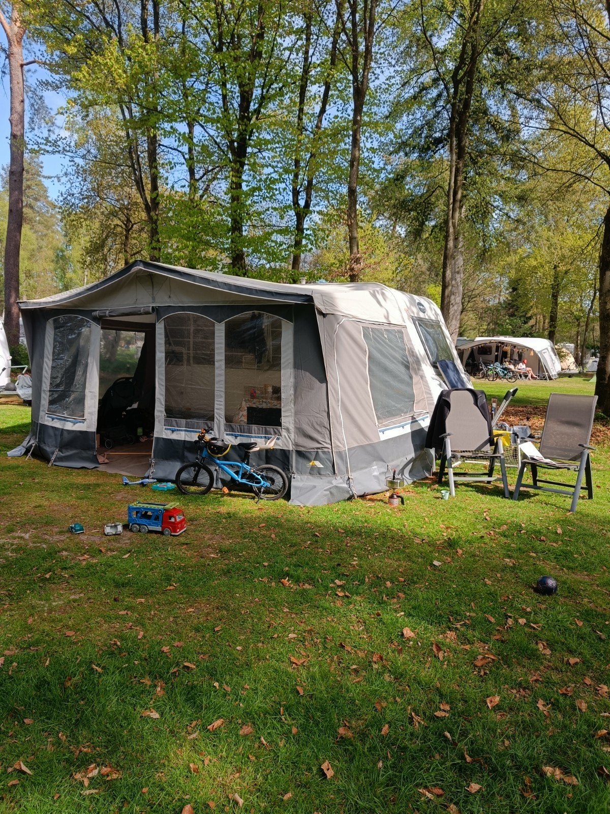 DWT-Zelte voortent maat 12 (881-910cm), Caravans en Kamperen, Ophalen, Gebruikt