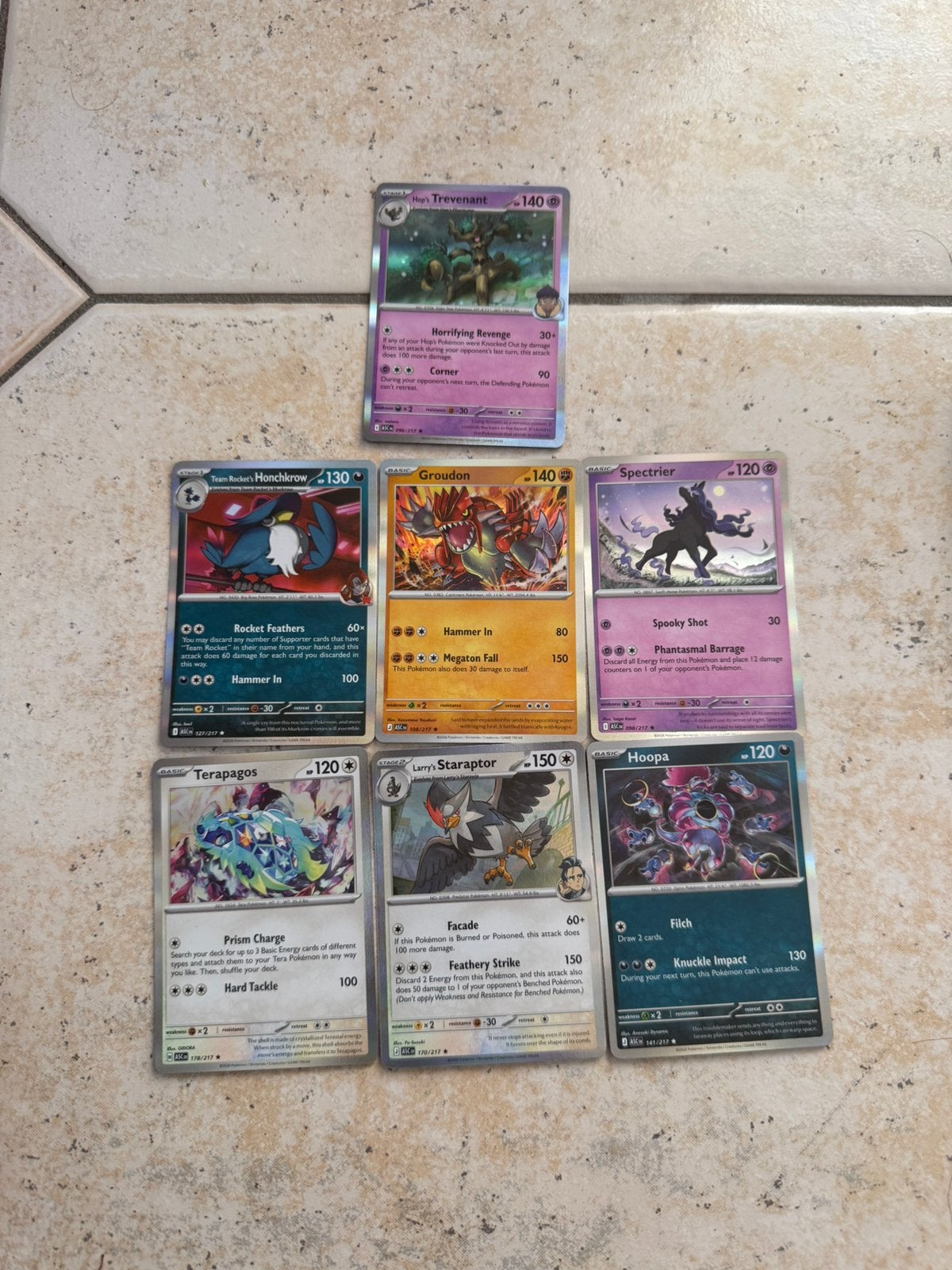 Pokémon Ascended Heroes Holo kaarten, Ophalen of Verzenden, Zo goed als nieuw, Meerdere kaarten
