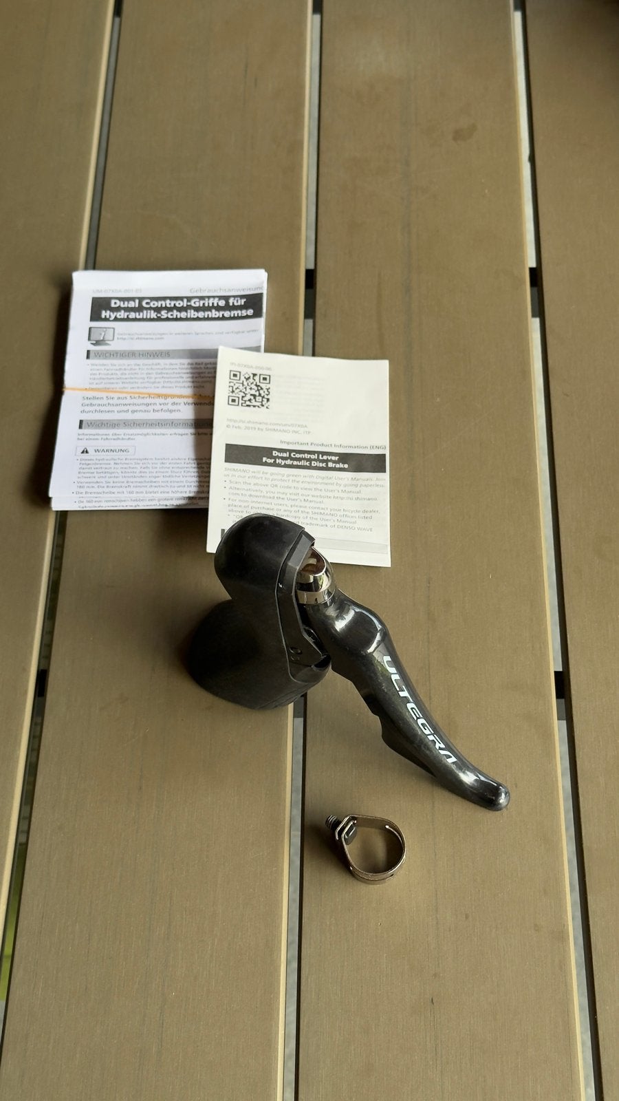 Shimano Ultegra ST-R8020-R 11 speed shifter Rechts, Kunststof, Ophalen of Verzenden, Zo goed als nieuw, Derailleur of Ketting