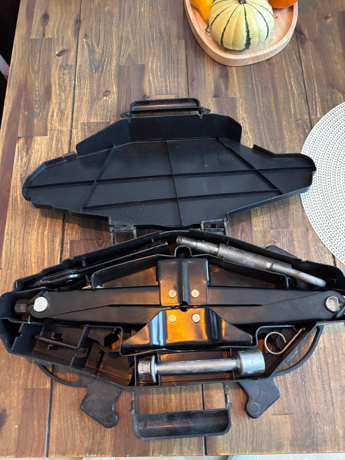 Orginele Opel Vivaro krik toebehoren in handige opbergkoffer, Verzenden, Gebruikt, Manueel, Schaarkrik