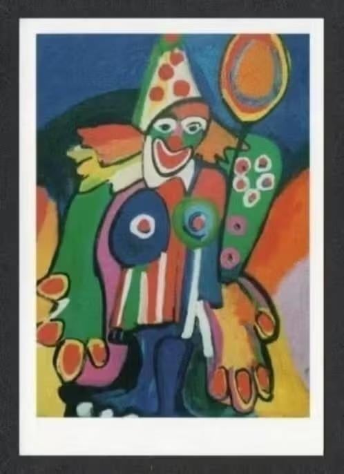Ansichtkaart Maya Wildevuur Clown., Ophalen of Verzenden, 1980 tot heden, Ongelopen, Ambachten of Beroep