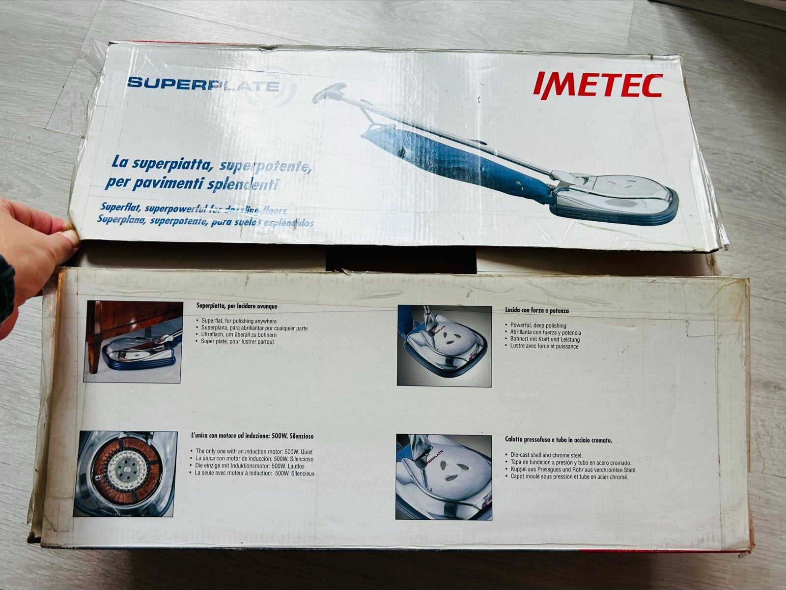 Imetec Superplate Boenmachine - Nieuw in Doos, Ophalen, Nieuw
