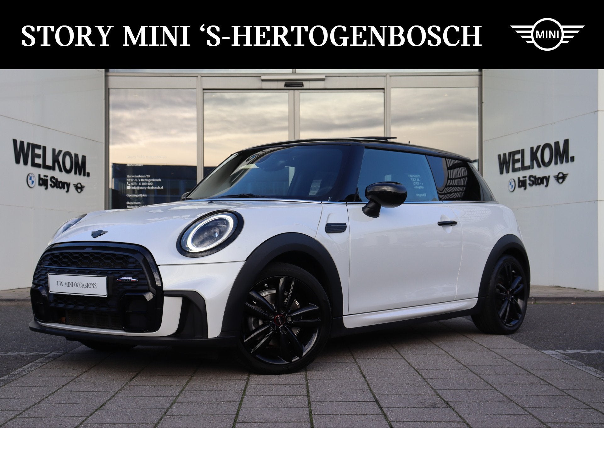 MINI Hatchback Cooper JCW Rockingham GT Automaat / Premium P, Dealer onderhouden, Gebruikt, Met garantie (alle), 4 stoelen