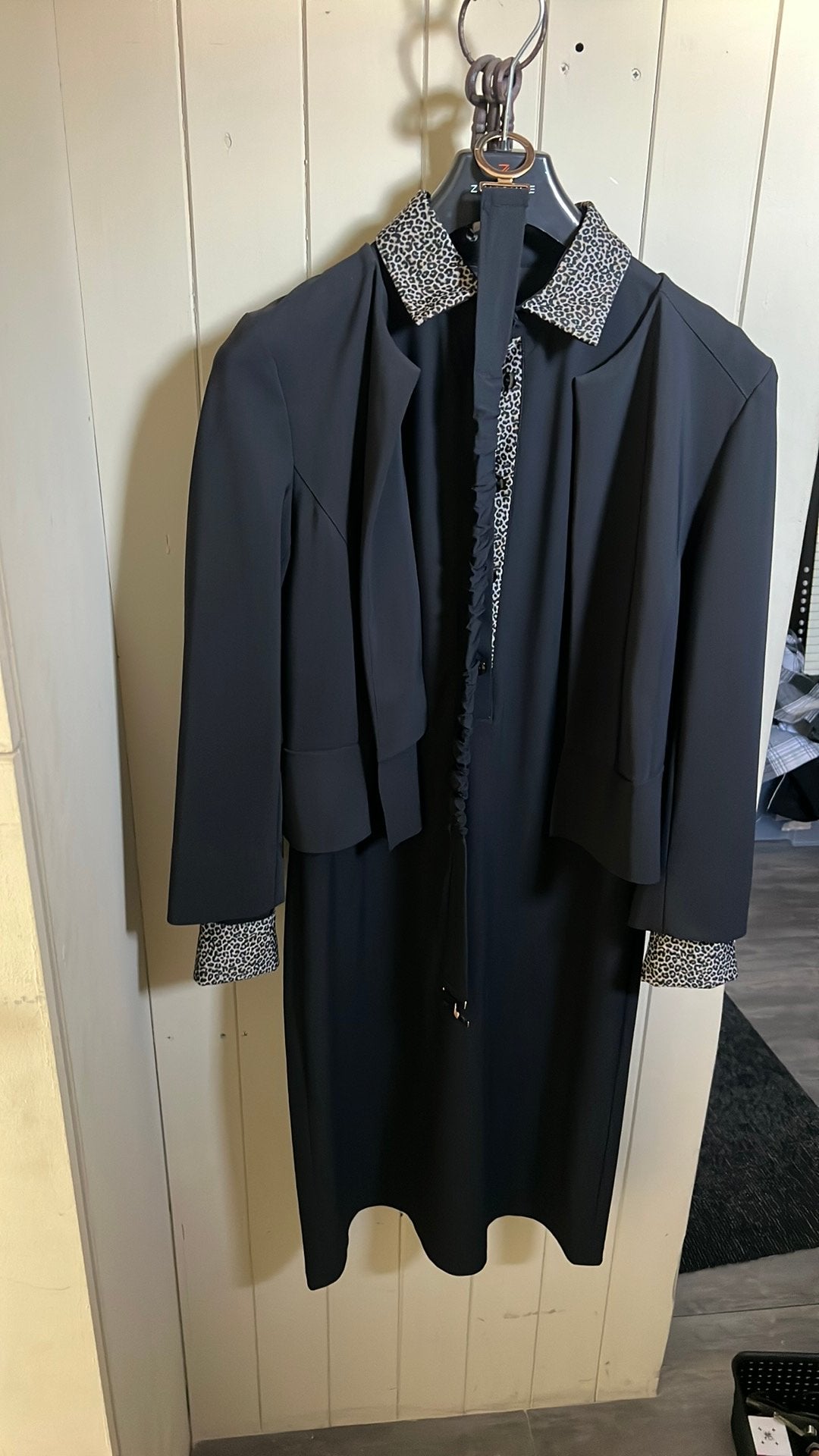 Jurk en jasje zwart lilytime, Zwart, Ophalen of Verzenden, Zo goed als nieuw, Maat 36 (S)