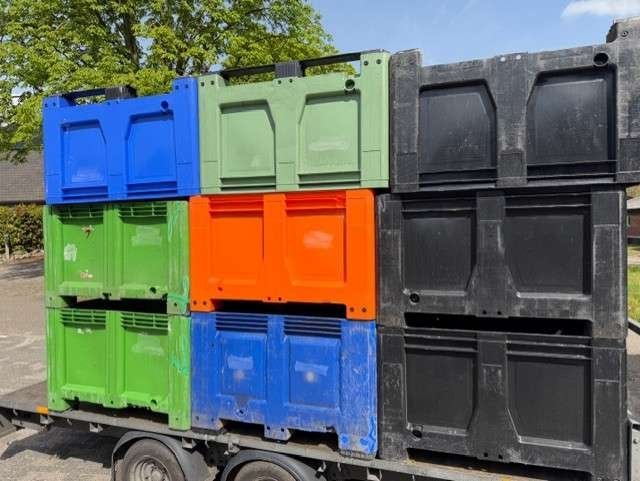 Palletboxen kunststof – meerdere kleuren beschikbaar, Niet ingevuld, Gebruikt, Niet ingevuld, Niet ingevuld