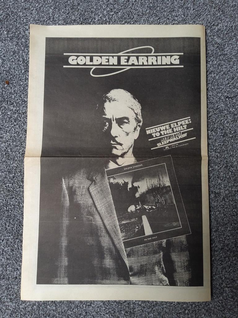 Golden Earring: Promo  To the hilt 1 euro, Ophalen of Verzenden, Zo goed als nieuw, Foto of Kaart
