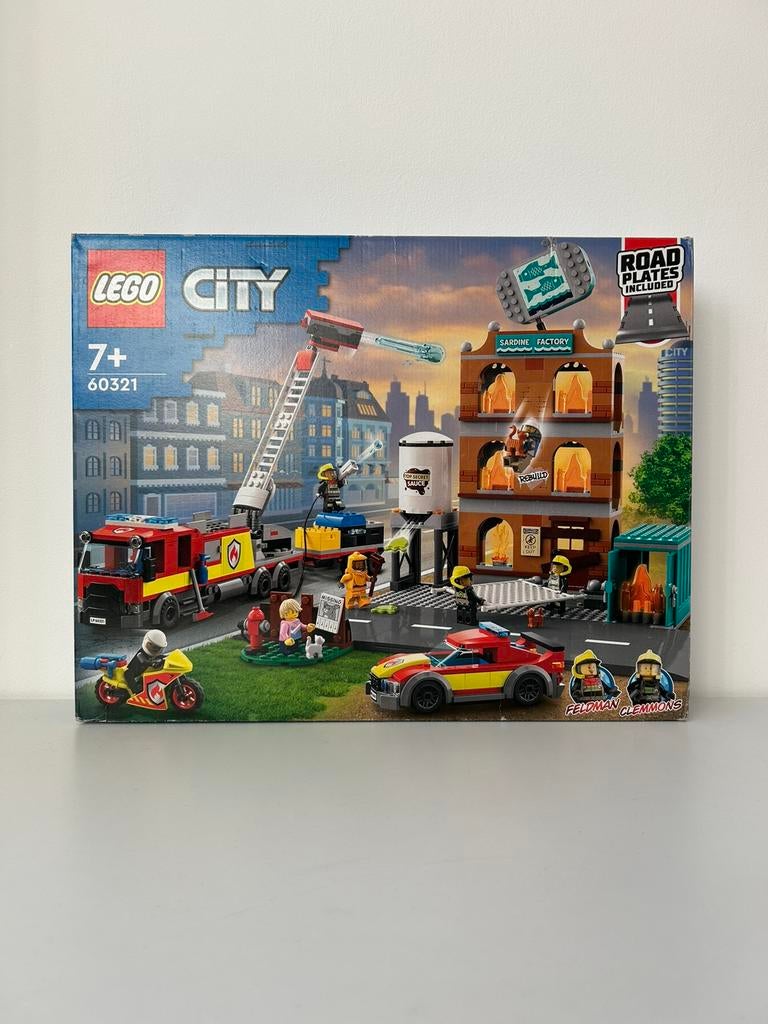 Lego 60321 - Lego City Brandweer - *NIEUW*, Kinderen en Baby's, Speelgoed | Duplo en Lego, Nieuw, Lego, Complete set, Compleet