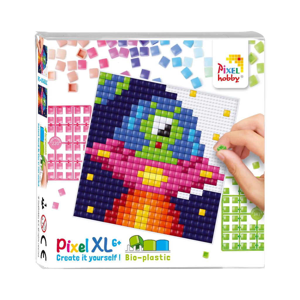 Pixelhobby Create it yourself XL set 41061 alien 12 x 12 cm, Fantasie, ., Nieuw, Ophalen of Verzenden
