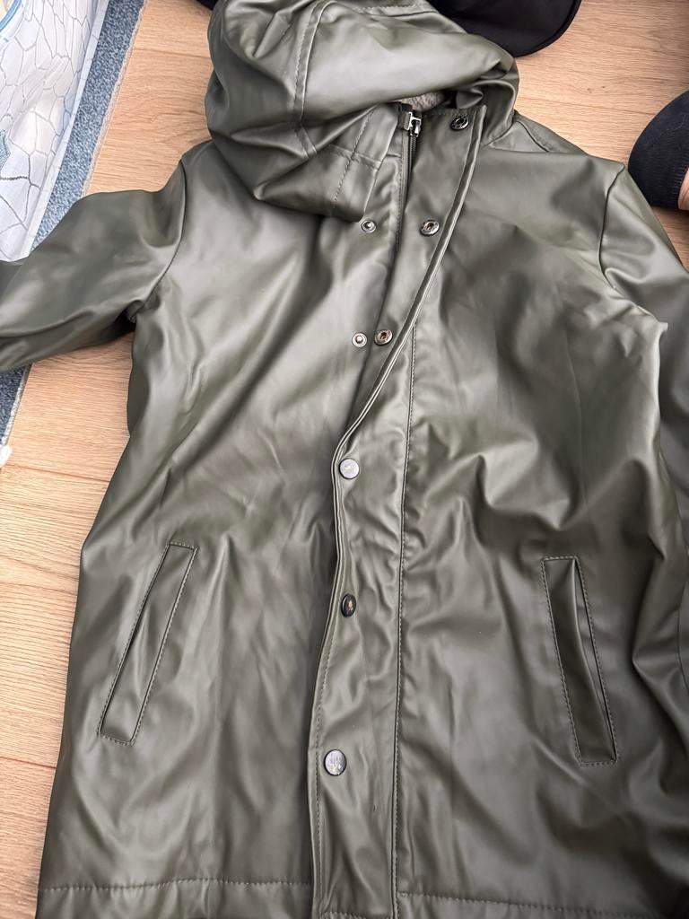 Stoere Jongens Regenjas - Hema Maat 134/140, Ophalen, Gebruikt, Jongen, Jas