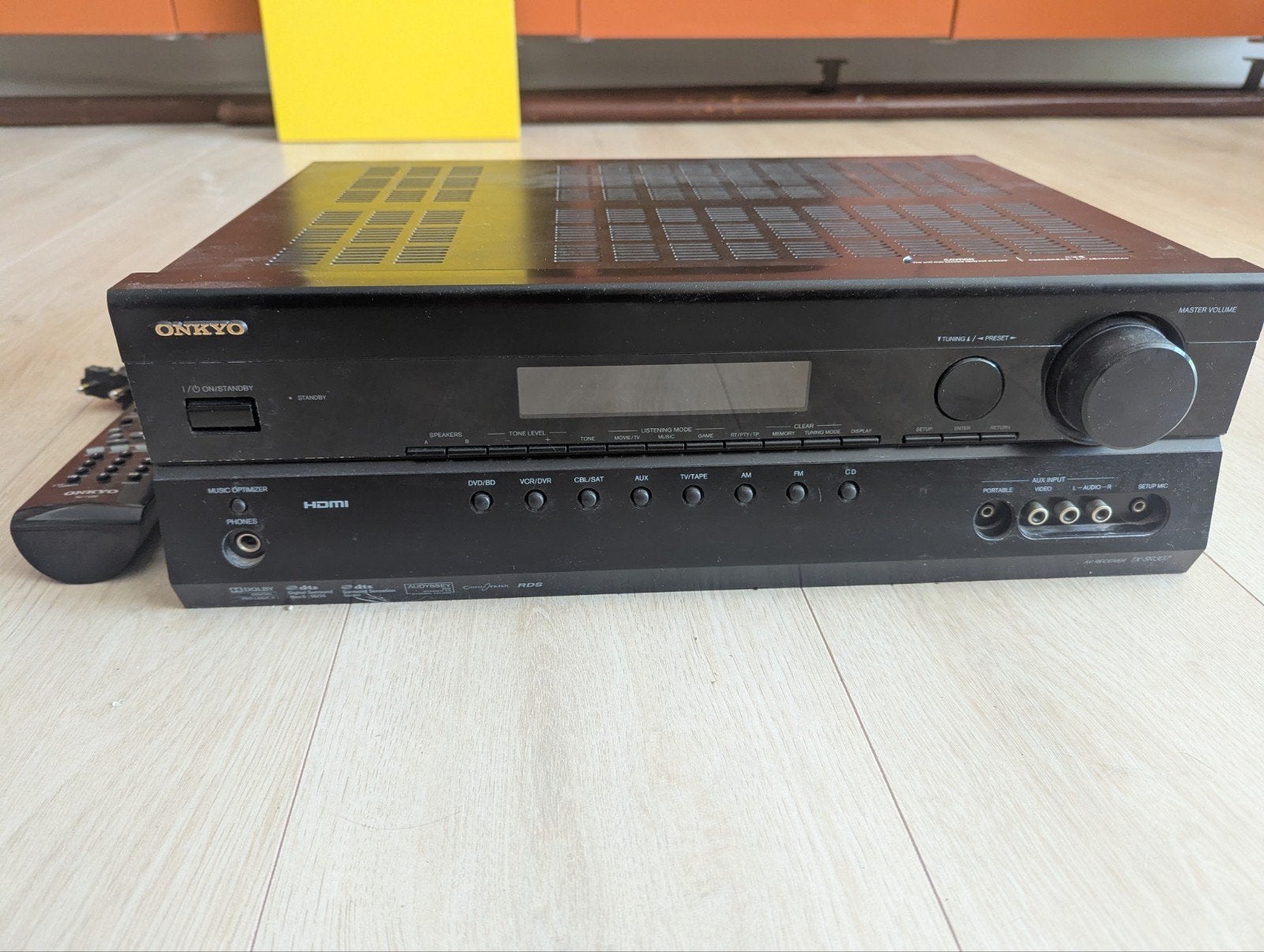 Onkyo TX-SR307 AV versterker - Zwart, Ophalen, Gebruikt, 120 watt of meer, Onkyo