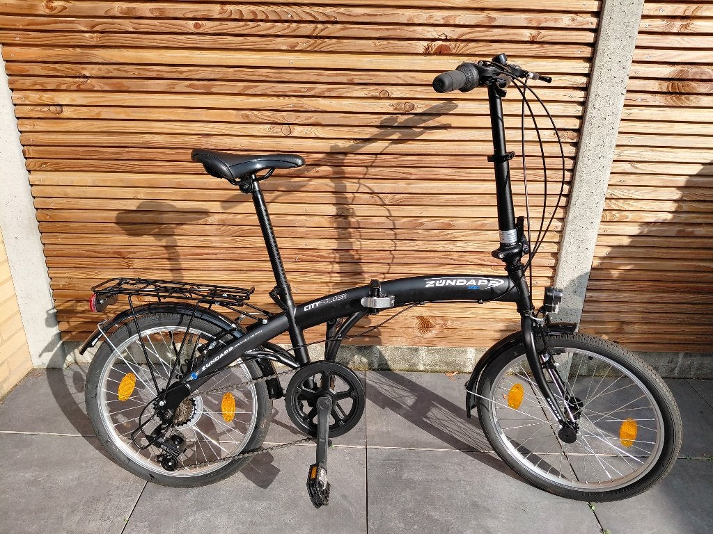 Zundapp City Folder vouwfiets, Fietsen en Brommers, 20 inch of meer, Velgrem, Versnellingen, Zo goed als nieuw