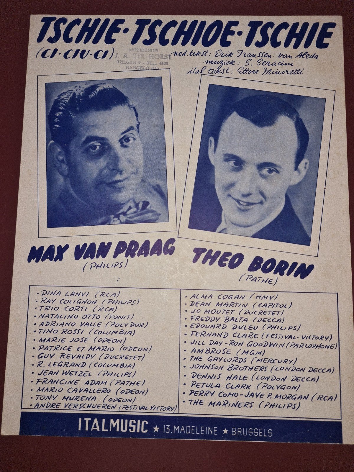 Tschié - Tschioe - Tschie bladmuziek, Overige soorten, Ophalen of Verzenden, Zo goed als nieuw, Piano
