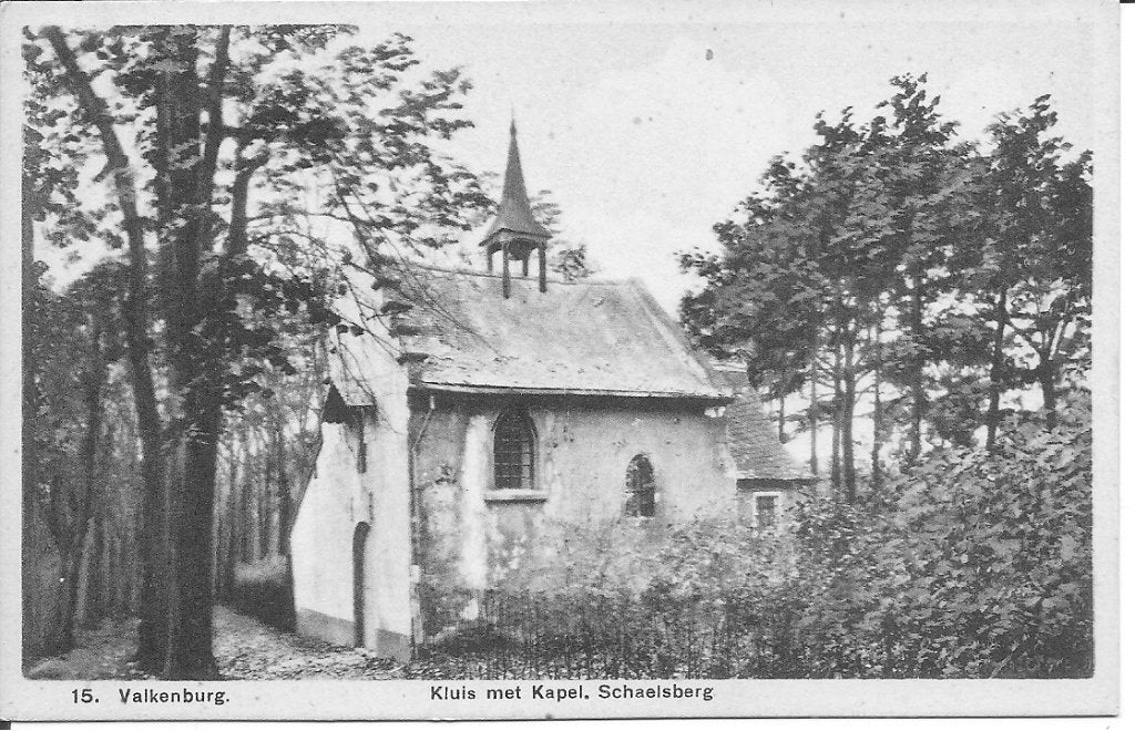 Valkenburg  Kluis met Kapel Schaelsberg., Ophalen of Verzenden, 1940 tot 1960, Ongelopen, Limburg