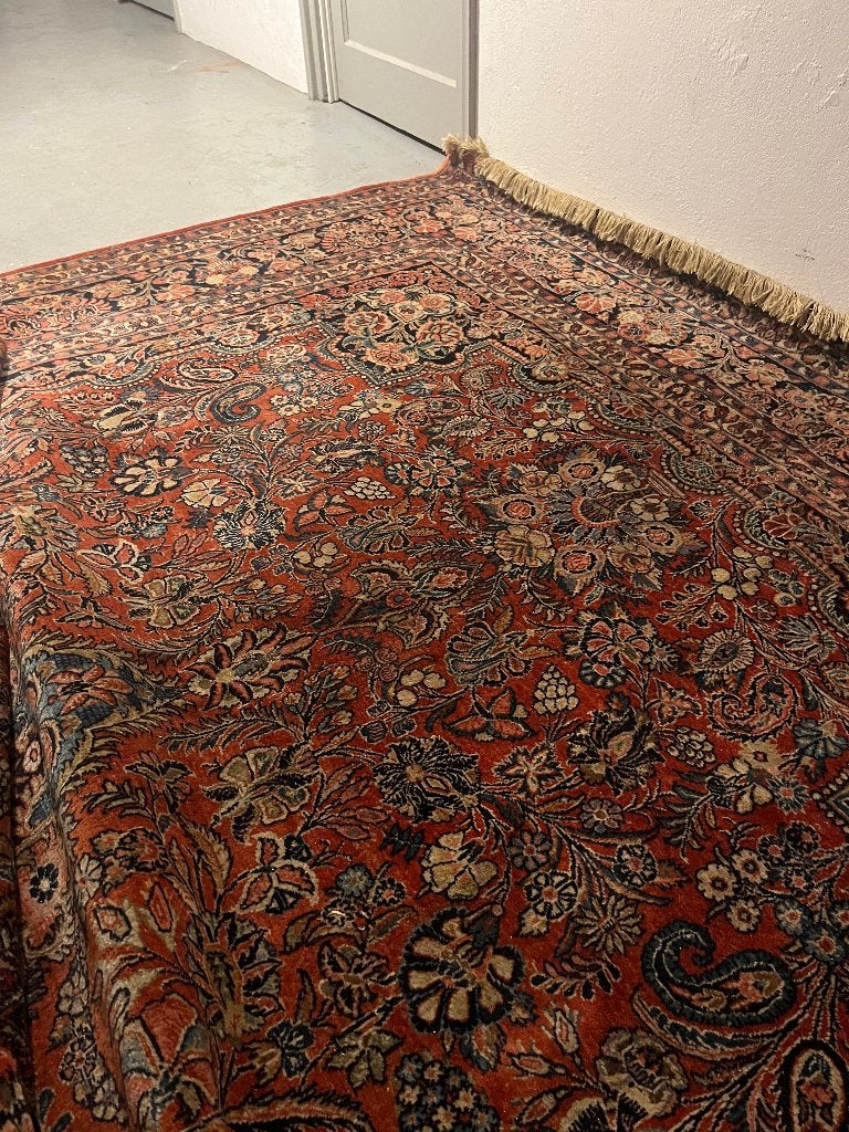 Groot Perzisch Sarough tapijt 400 x 270 cm – antiek, Ophalen
