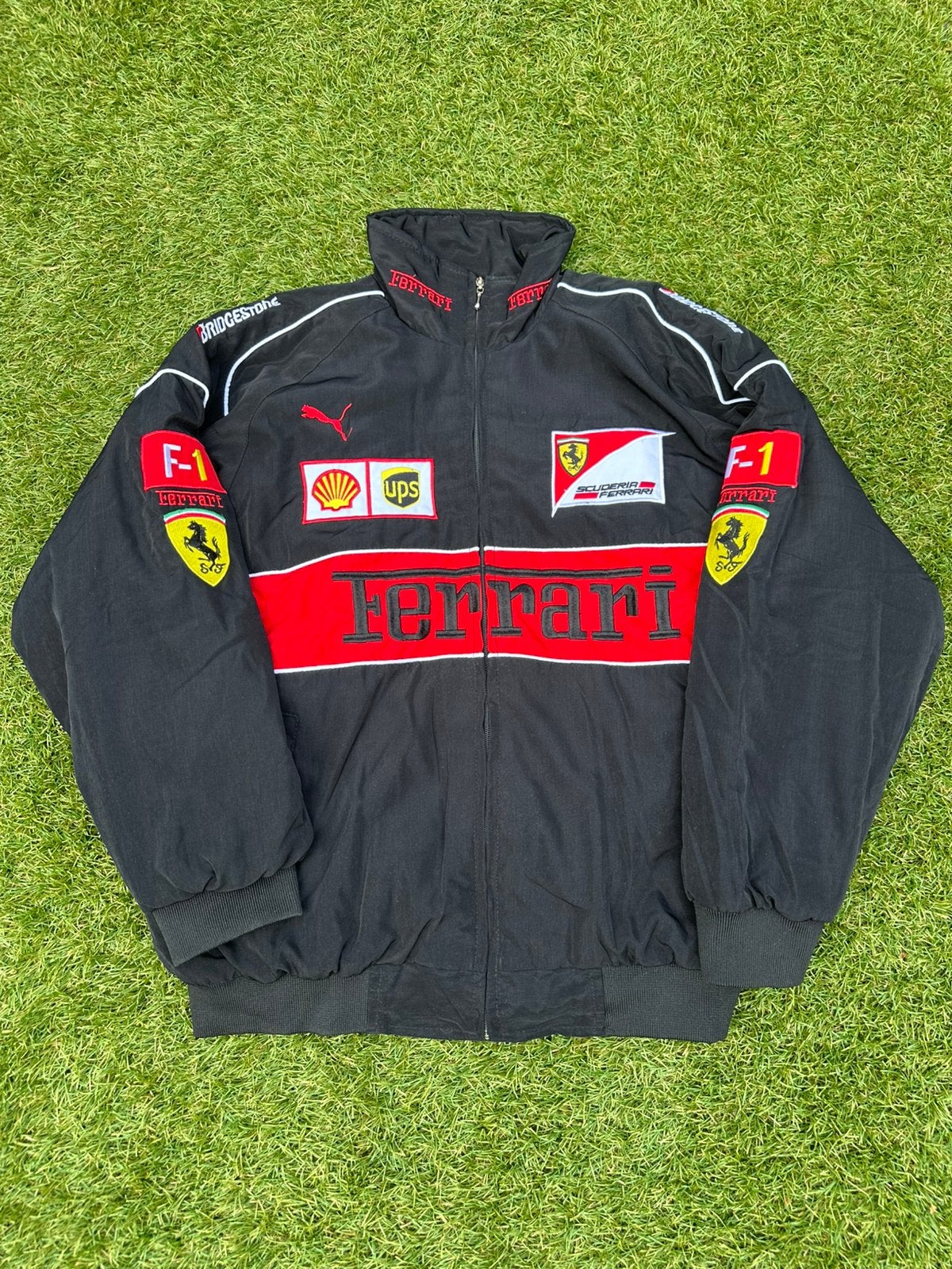 Ferrari F1 Racing Jas Maat M, Ophalen of Verzenden, Gedragen, Maat 48/50 (M), Zwart