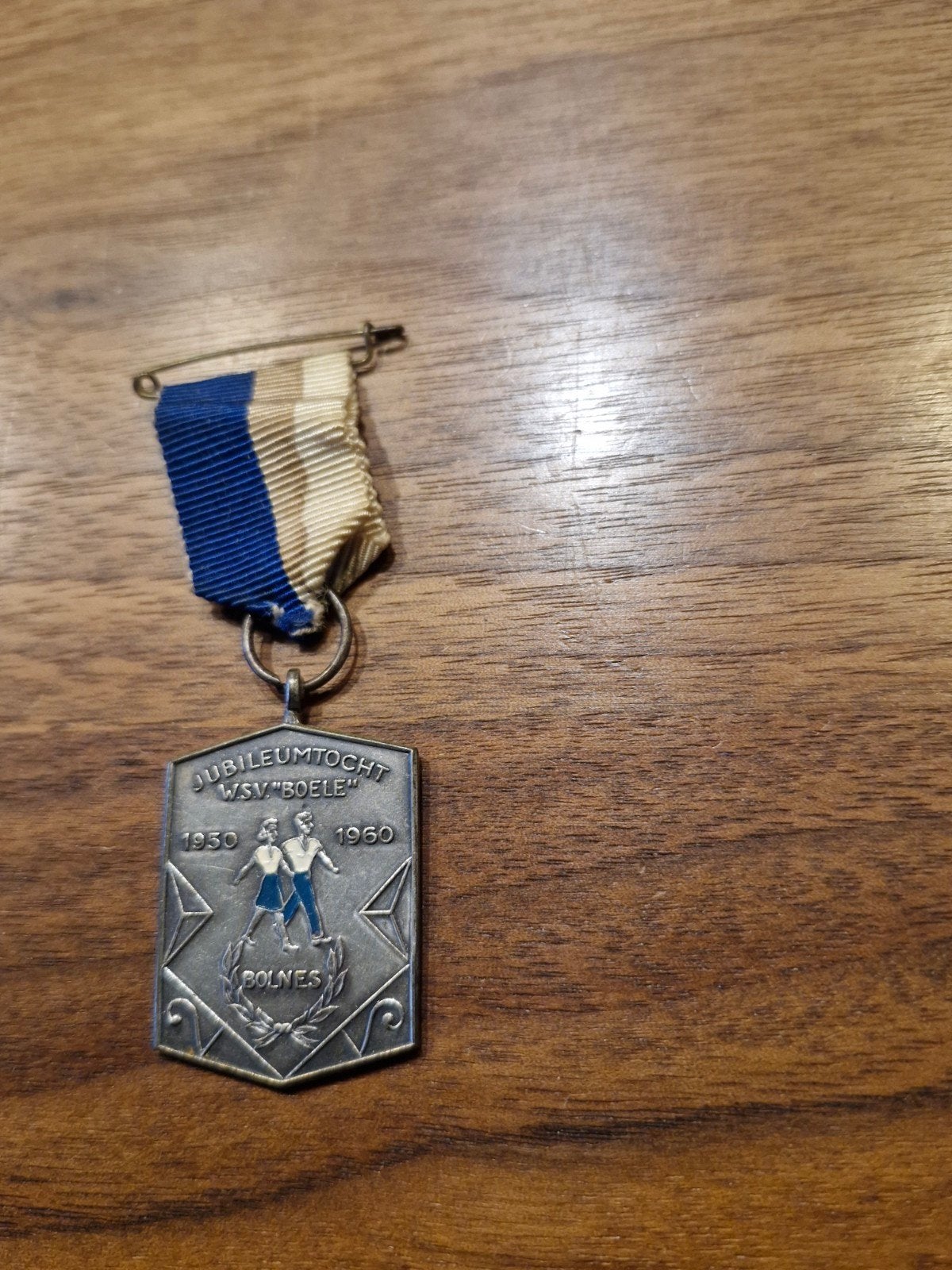 351 Jubileummedaille WSV "BOELE" 1950-1960 Bolnes, Ophalen of Verzenden