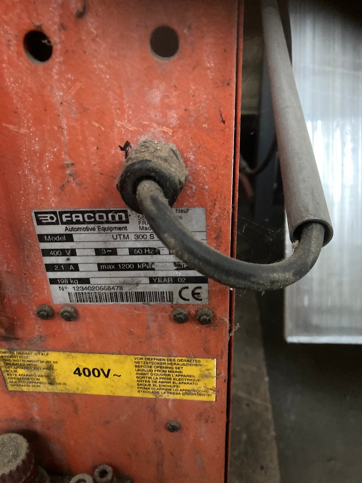 Banden demontage apparaat, Ophalen, Zo goed als nieuw, 1200 watt of meer, 30 tot 70 mm