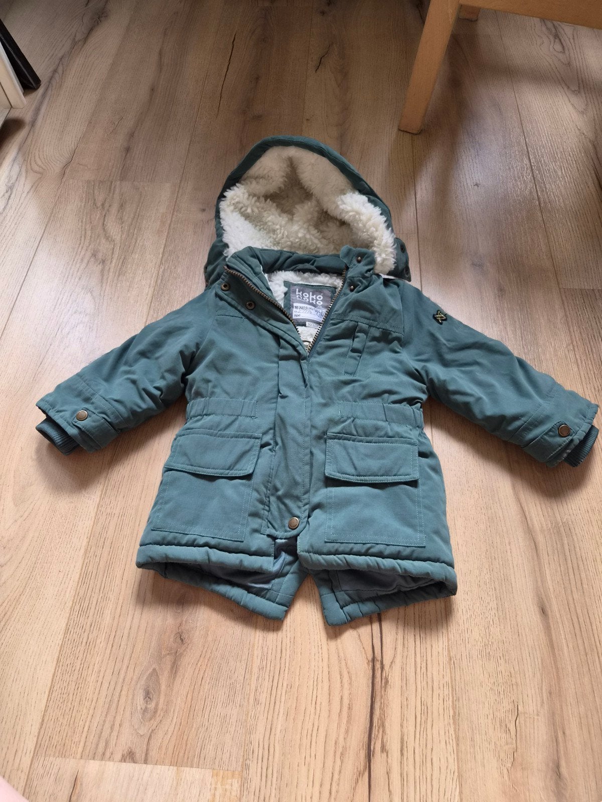 winterjas meisje koko noko maat 80, Ophalen of Verzenden, Zo goed als nieuw, Meisje, Jasje