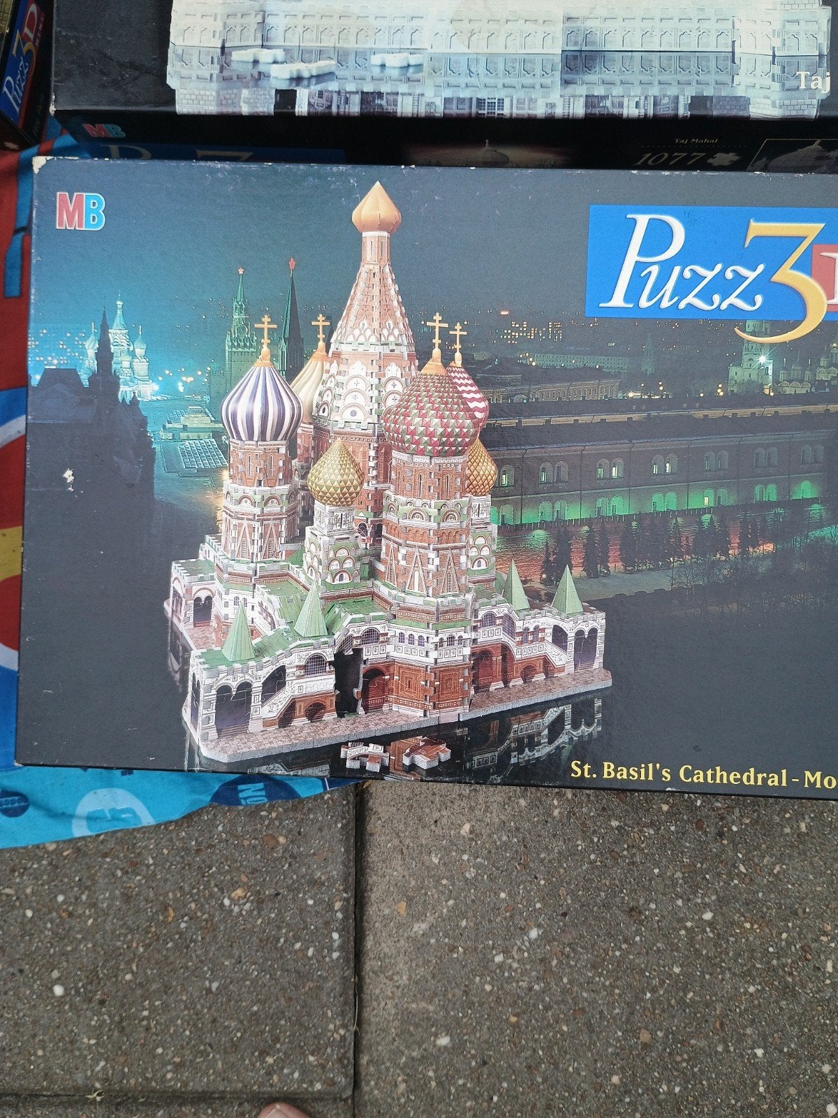 MB Puzz 3D St. Basil's Cathedral - Moskou 3D-puzzel, Ophalen of Verzenden, 500 t/m 1500 stukjes, Gebruikt, Rubik's of 3D-puzzel