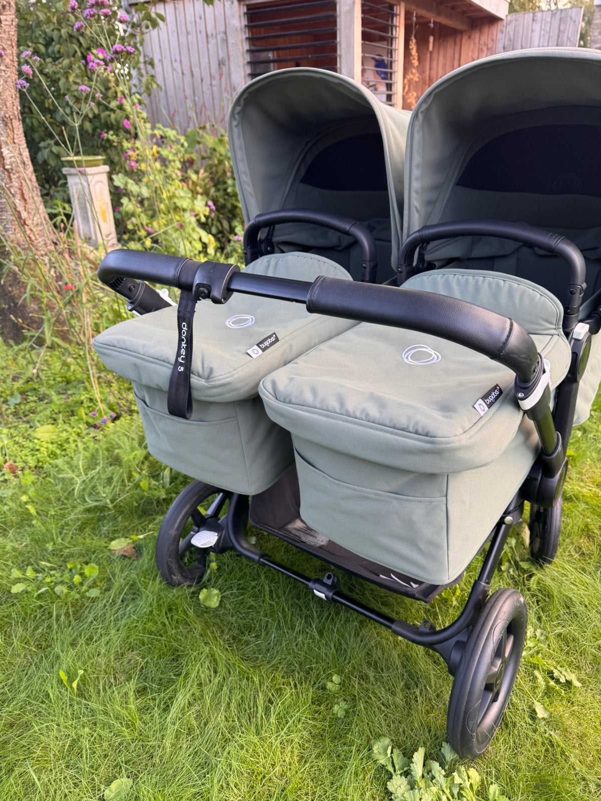 Bugaboo Donkey 5 Duo - Complete set (excl. voetenzak), Ophalen, Gebruikt, Kinderwagen of Buggy